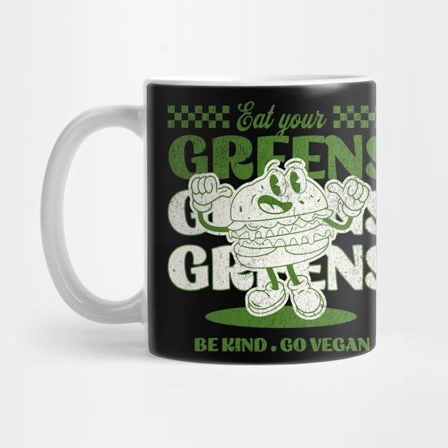 Eat Your Greens, Go Vegan, Vegan Christmas Gifts 2023 by KindWanderer